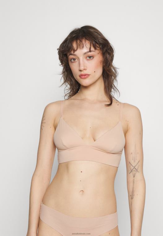 Anna Field kvinner 3-pack bustier grå/hvit/naken P266L938