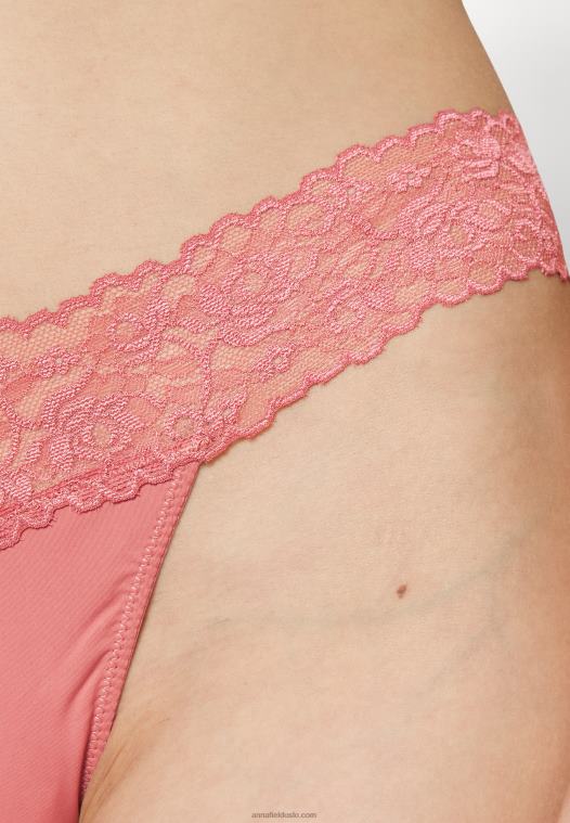 Anna Field kvinner 5-pak stringtruse rosa/svart P266L980