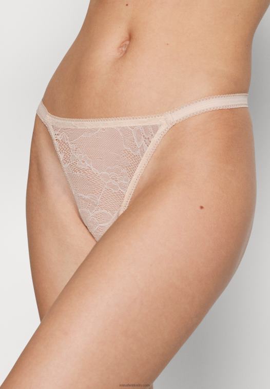 Anna Field kvinner 5-pak stringtruse svart/naken/rosa P266L963