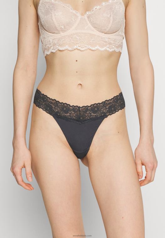 Anna Field kvinner 5 pakke stringtrosa hvit/naken P266L1000