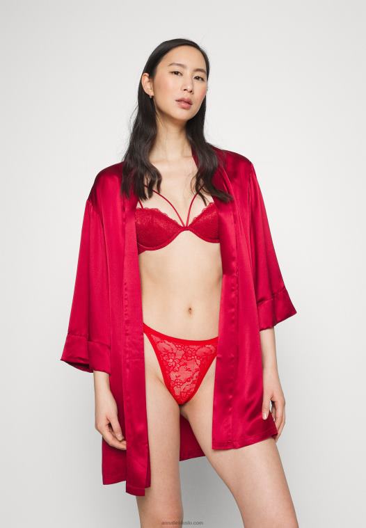 Anna Field kvinner 5 pakke stringtruse rød/blå/hvit P266L971