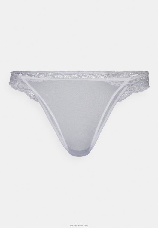 Anna Field kvinner 5-paks thong naken/svart P266L1007