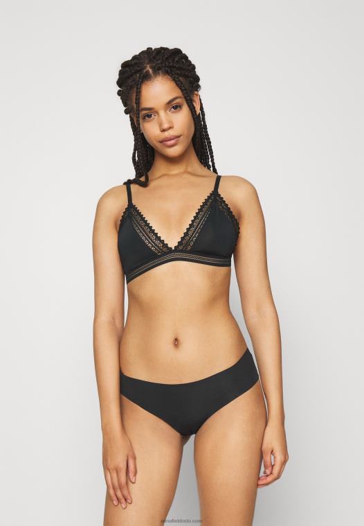 Anna Field kvinner boltre seg 10pp kort truse svart P266L1009