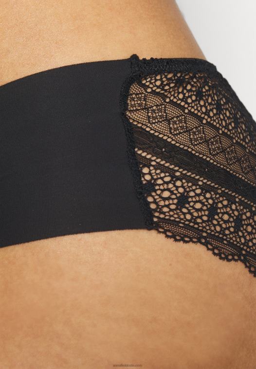 Anna Field kvinner boltre seg 10pp kort truse svart P266L1009