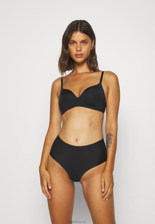 Anna Field kvinner jagger 7pp kort hw mikrobukse svart P266L990