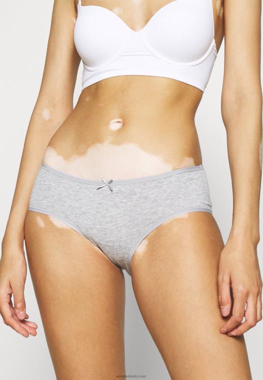 Anna Field kvinner romy 7 pack truse grå P266L991