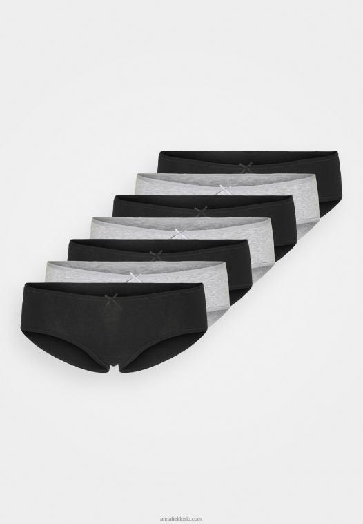 Anna Field kvinner romy 7 pack truse grå P266L991