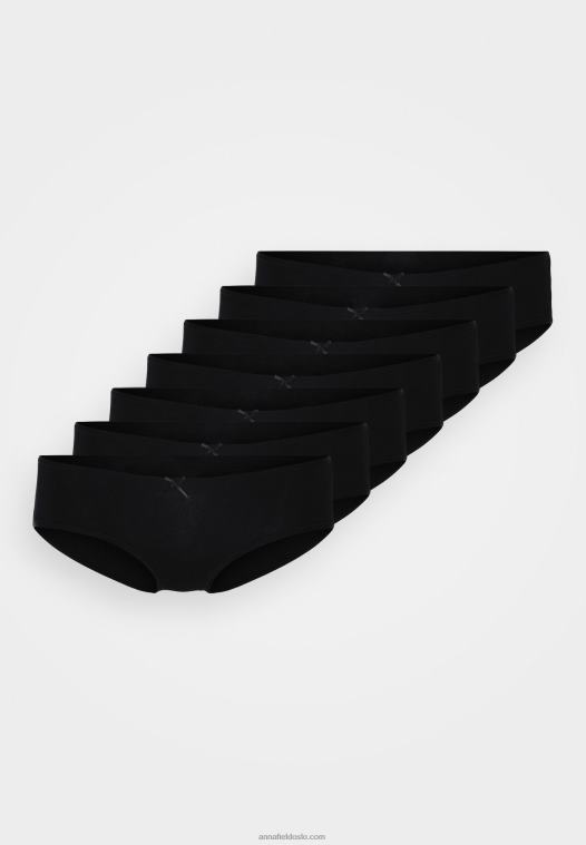 Anna Field kvinner romy 7 pack truse svart P266L985