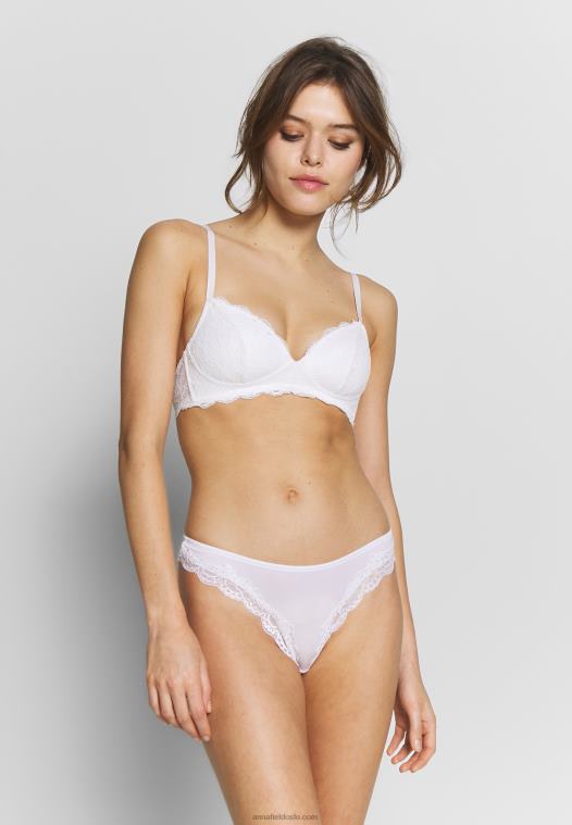 Anna Field kvinner samira 7pps thong blonder micro thong svart/hvit/tan P266L983