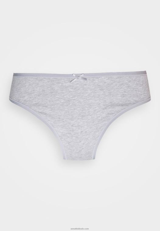 Anna Field kvinner shannon 10-paknings shorts rosa/grå P266L957