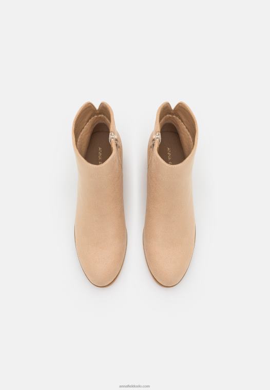 Anna Field kvinner ankelstøvletter beige P266L1945