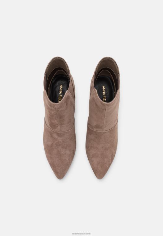 Anna Field kvinner ankelstøvletter i taupe P266L1898