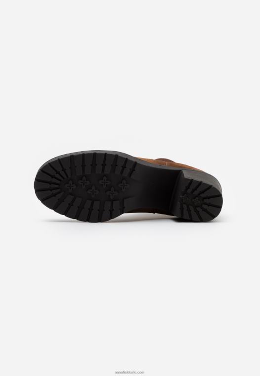 Anna Field kvinner ankelstøvletter konjakk P266L1940