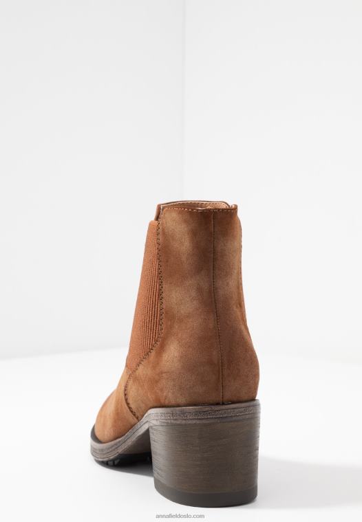 Anna Field kvinner ankelstøvletter konjakk P266L1994