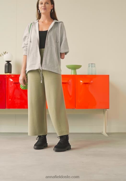 Anna Field kvinner ankelstøvletter med snøre svart P266L2038