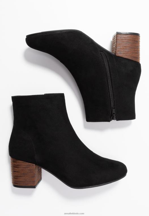 Anna Field kvinner ankelstøvletter svarte P266L1904