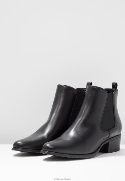 Anna Field kvinner ankelstøvletter svarte P266L1958