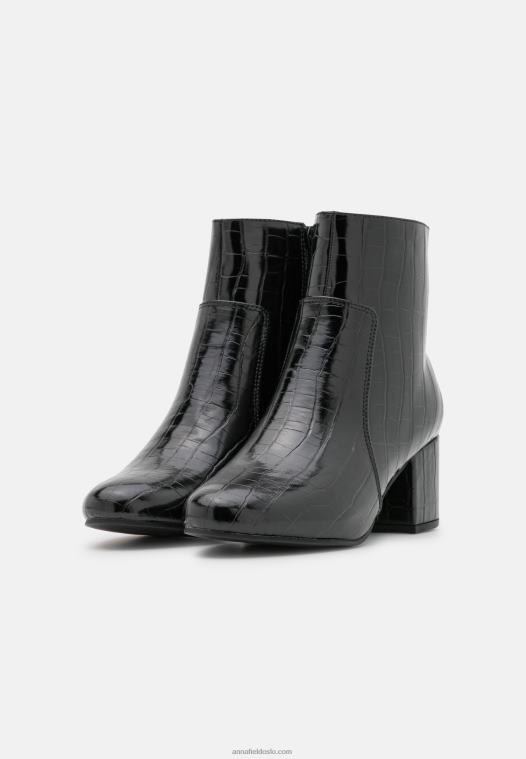 Anna Field kvinner ankelstøvletter svarte P266L1965