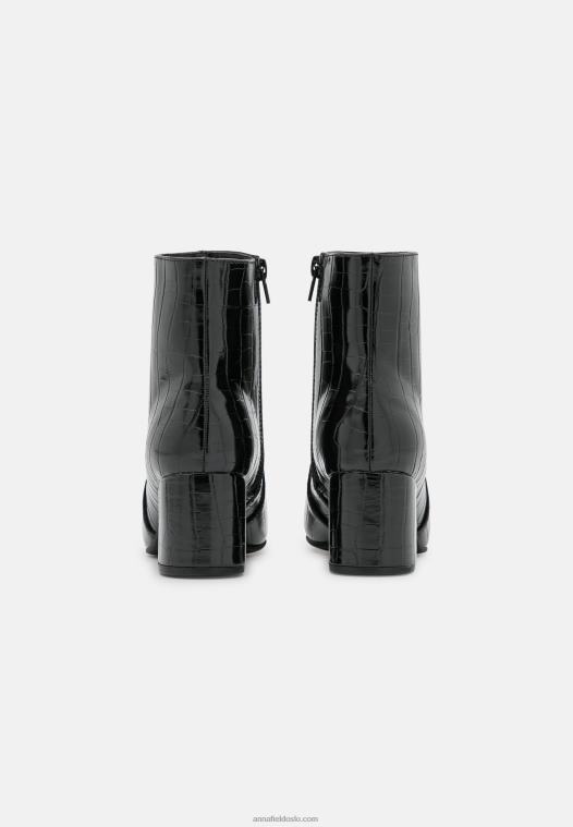 Anna Field kvinner ankelstøvletter svarte P266L1965