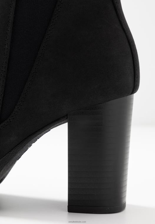 Anna Field kvinner ankelstøvletter svarte P266L1981