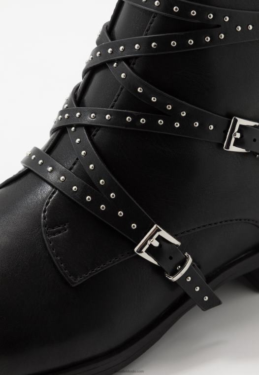 Anna Field kvinner ankelstøvletter svarte P266L1984