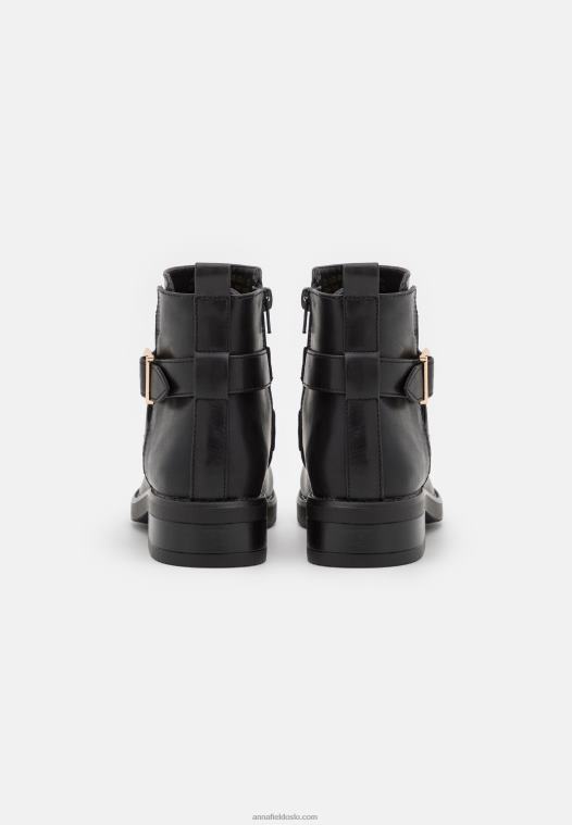 Anna Field kvinner ankelstøvletter svarte P266L2003