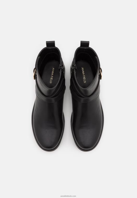 Anna Field kvinner ankelstøvletter svarte P266L2003
