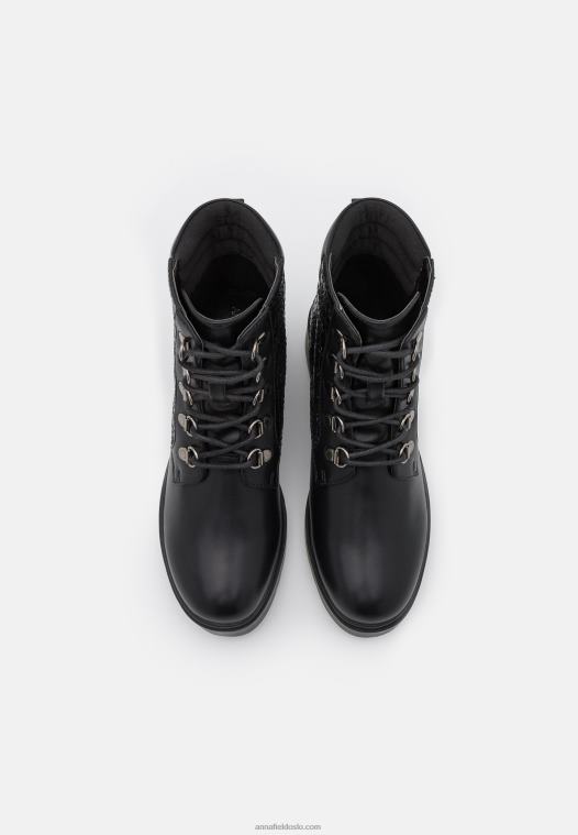 Anna Field kvinner kile ankelstøvletter svart P266L2035