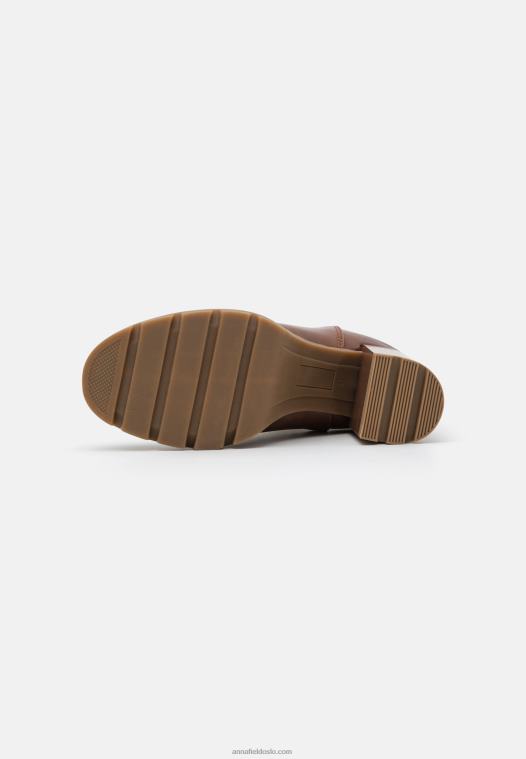 Anna Field kvinner klassiske ankelstøvletter konjakk P266L1920