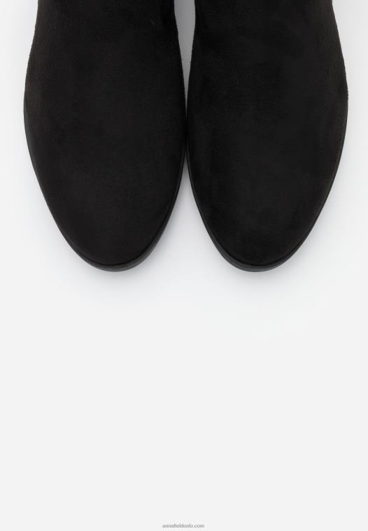 Anna Field kvinner klassiske ankelstøvletter svart P266L1894