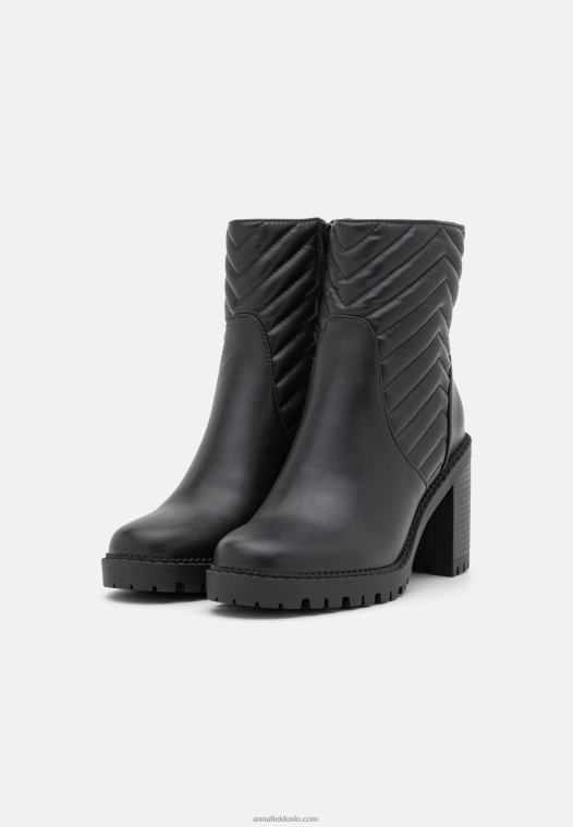 Anna Field kvinner klassiske ankelstøvletter svart P266L1909