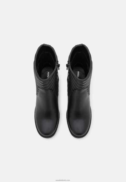 Anna Field kvinner klassiske ankelstøvletter svart P266L1909