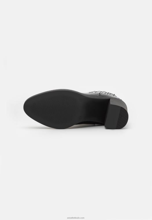 Anna Field kvinner klassiske ankelstøvletter svart P266L1970