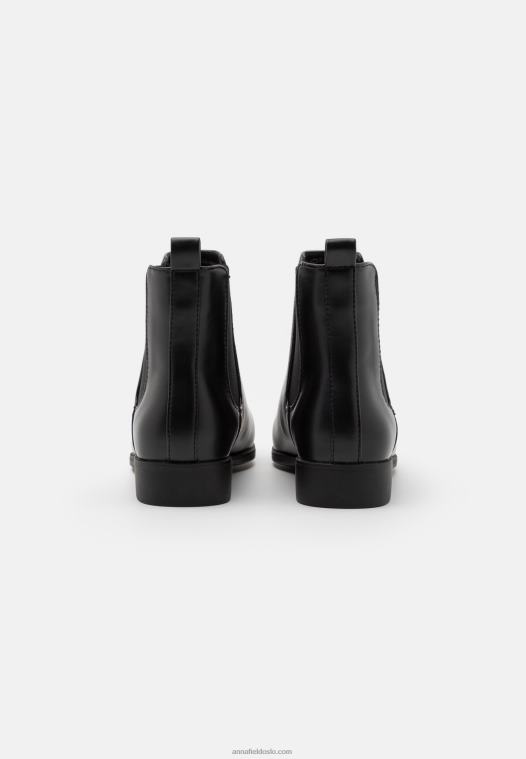 Anna Field kvinner klassiske ankelstøvletter svart P266L1973