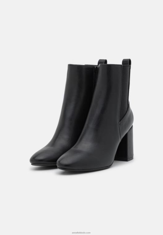 Anna Field kvinner klassiske ankelstøvletter svart P266L1983