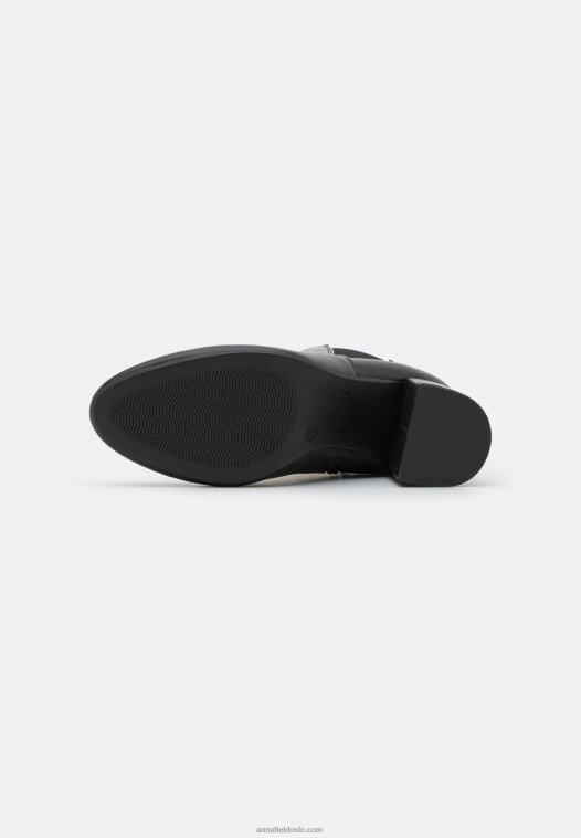 Anna Field kvinner klassiske ankelstøvletter svart P266L1983