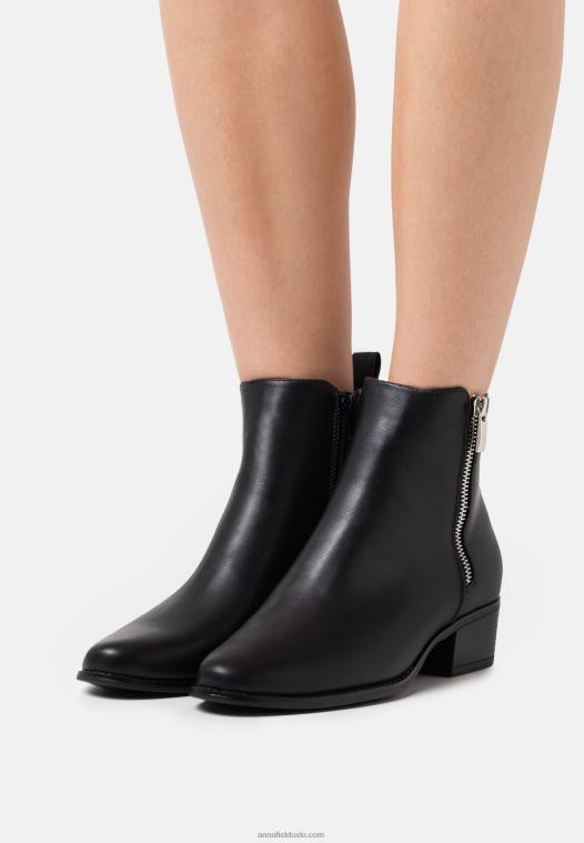 Anna Field kvinner klassiske ankelstøvletter svart P266L1990