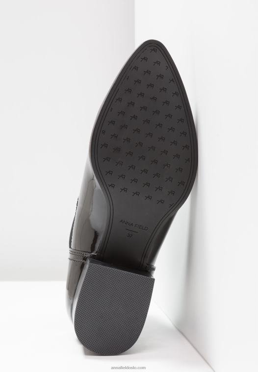 Anna Field kvinner klassiske ankelstøvletter svart P266L2007