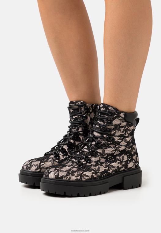 Anna Field kvinner plattform ankelstøvletter rosa P266L2021