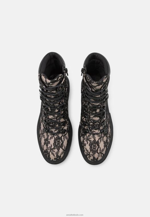 Anna Field kvinner plattform ankelstøvletter rosa P266L2021