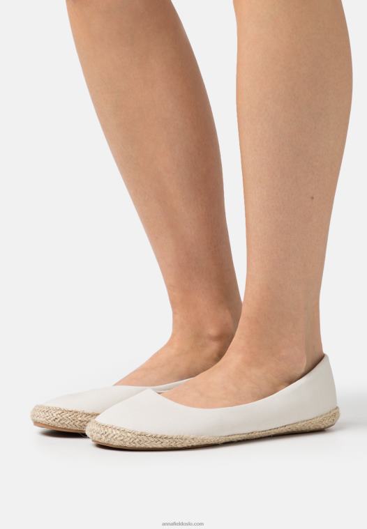 Anna Field kvinner ballett pumps beige P266L2092