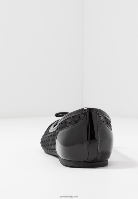 Anna Field kvinner ballettpumper svart P266L2071