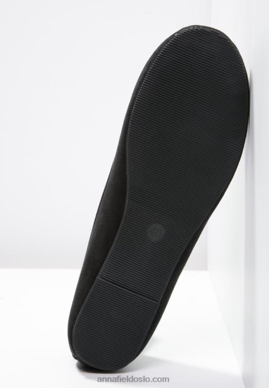 Anna Field kvinner ballettpumper svart P266L2076