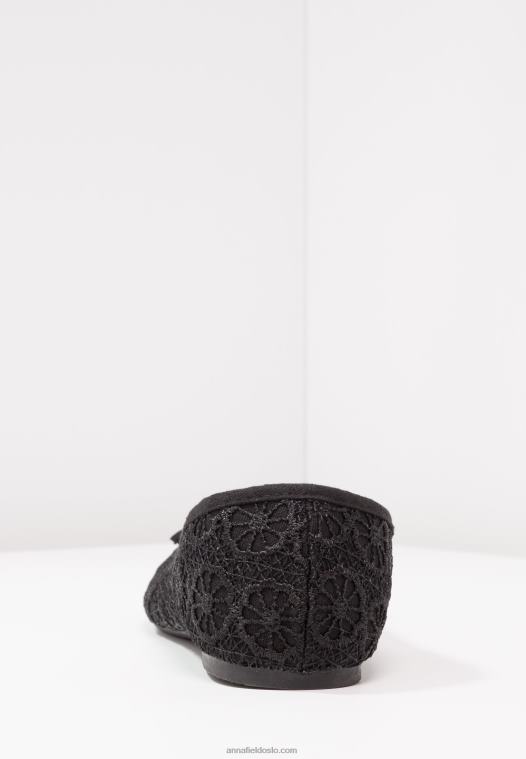 Anna Field kvinner ballettpumper svart P266L2079