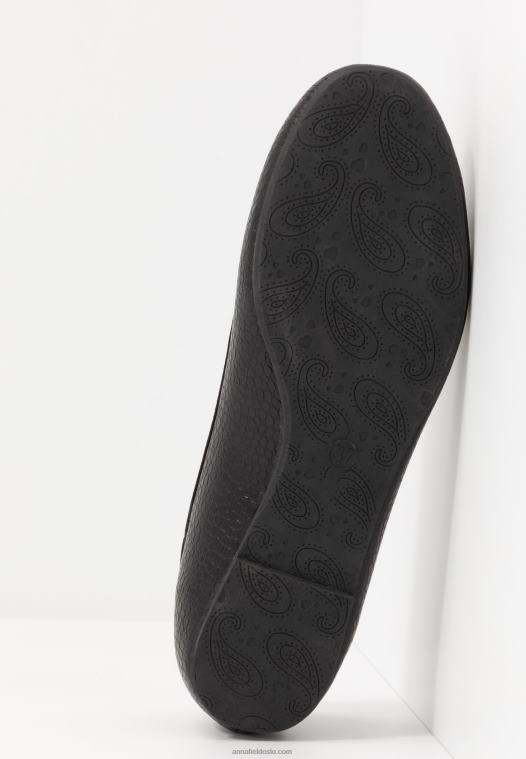 Anna Field kvinner ballettpumper svart P266L2132