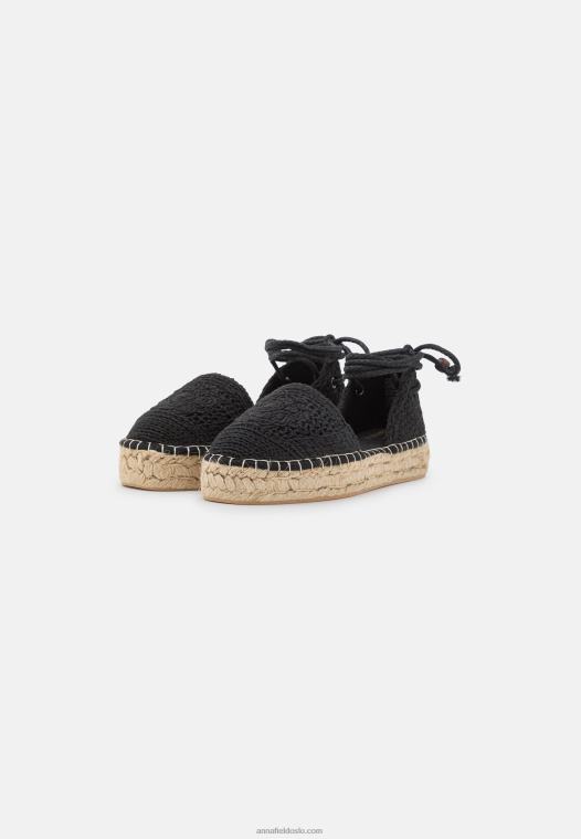 Anna Field kvinner espadriller svart P266L1844