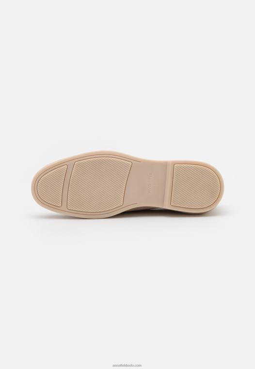 Anna Field kvinner skinn slip-ons beige P266L1779