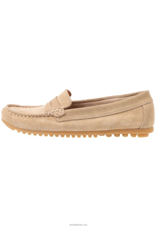 Anna Field kvinner skinnmokasiner beige P266L1859