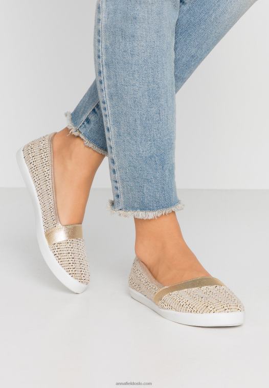 Anna Field kvinner slip-ons beige P266L1785