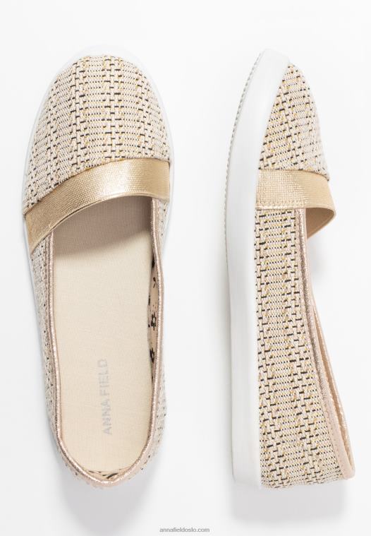 Anna Field kvinner slip-ons beige P266L1785